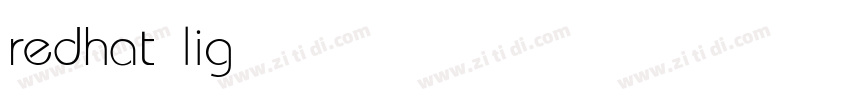 redhat light字体转换 redhat light字体转换